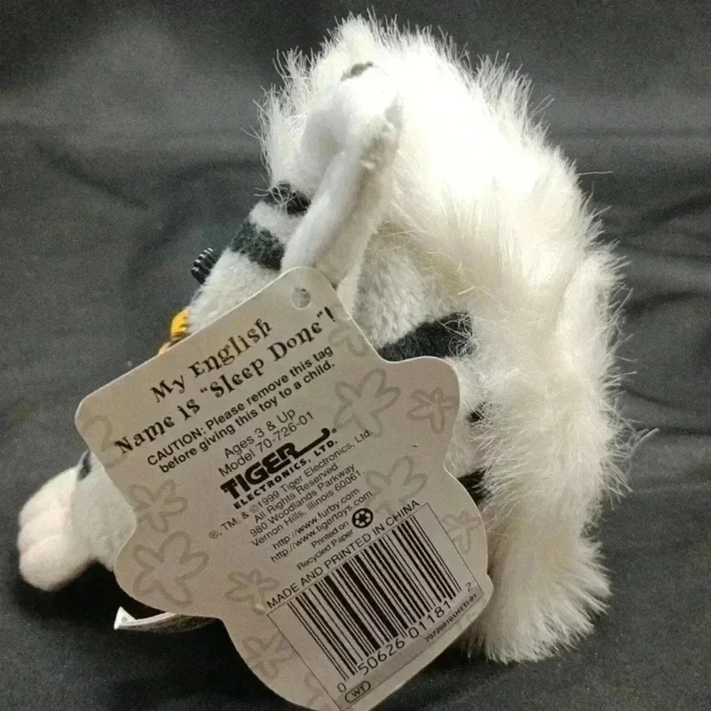 1999 Furby Buddy 'Sleep Done' Tiger Stripe by Tiger Electronics